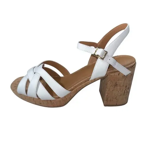 White Mountain Dubonnet Women's heeled sandal SZ/8.5M